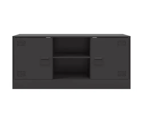 Tv Skapītis, 99X39X44 Cm, Tērauds, Melns Vidaxl