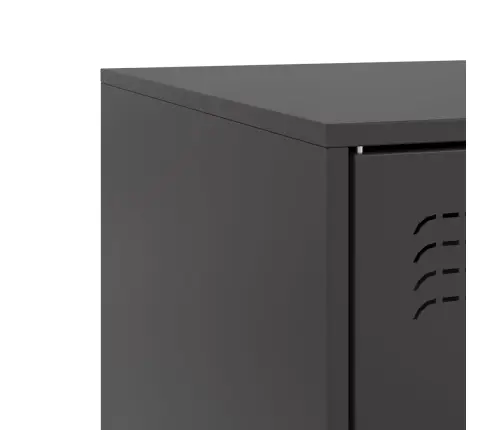 Tv Skapītis, 99X39X44 Cm, Tērauds, Melns Vidaxl