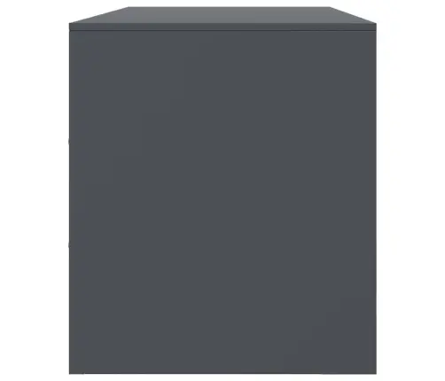 Tv Skapītis, 99X39X44 Cm, Tērauds, Antracītpelēks Vidaxl