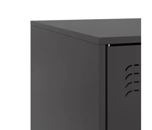 Tv Skapītis, 67X39X44 Cm, Tērauds, Melns Vidaxl