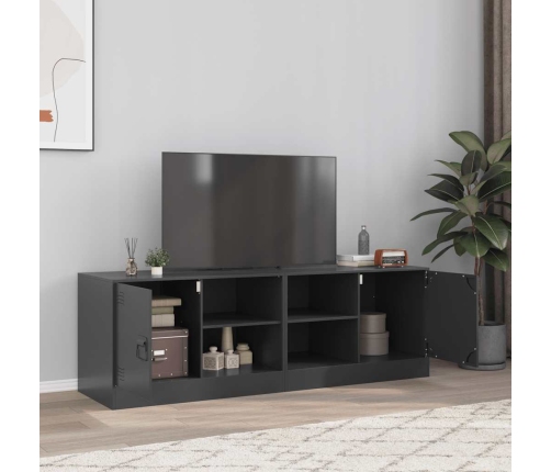 Tv Skapīši, 2 Gab., Melni, 67X39X44 Cm, Tērauds Vidaxl