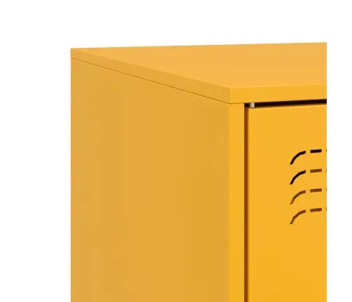 Tv Skapīši, 2 Gab., 67X39X44 Cm, Tērauds, Sinepju Dzelteni Vidaxl