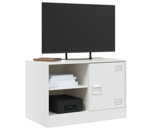 Tv Skapītis, 67X39X44 Cm, Tērauds, Balts Vidaxl
