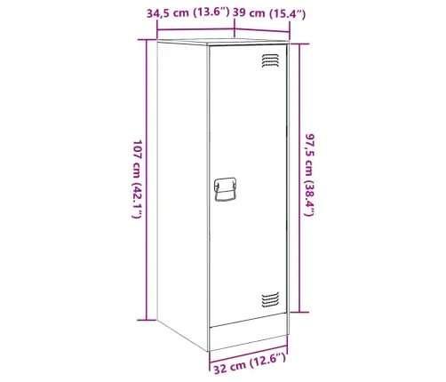 Puhvetkapp, Must, 34,5X39X107 cm Teras