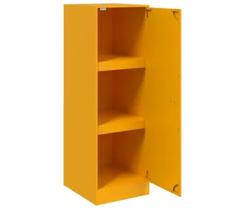 Kumode, Sinepju Dzeltena, 34,5X39X107 Cm, Tērauds Vidaxl