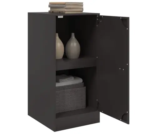 Kumode, Melna, 34,5X39X73 Cm, Tērauds Vidaxl