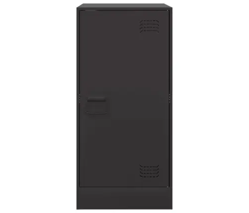 Kumode, Melna, 34,5X39X73 Cm, Tērauds Vidaxl