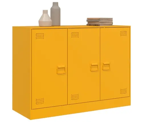 Puhvetkapp, Sinepikollane, 99X39X73 cm Teras