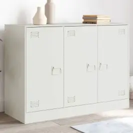 Šoninė Spintelė, Baltos Spalvos, 99X39X73cm Plienas
