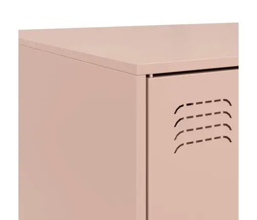 Kafijas Galdiņš, Rozā, 67X50X44 Cm, Tērauds Vidaxl