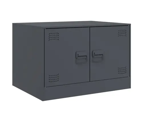 Kafijas Galdiņš, Antracītpelēks, 67X50X44 Cm, Tērauds Vidaxl