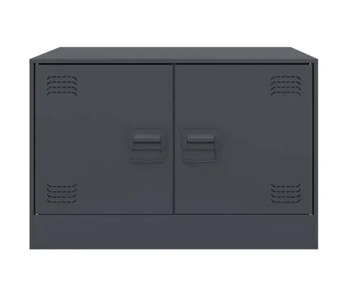 Kafijas Galdiņš, Antracītpelēks, 67X50X44 Cm, Tērauds Vidaxl