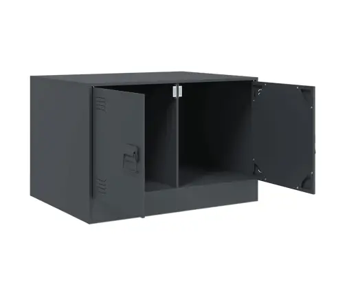 Kafijas Galdiņš, Antracītpelēks, 67X50X44 Cm, Tērauds Vidaxl