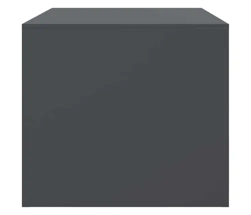 Kafijas Galdiņš, Antracītpelēks, 67X50X44 Cm, Tērauds Vidaxl