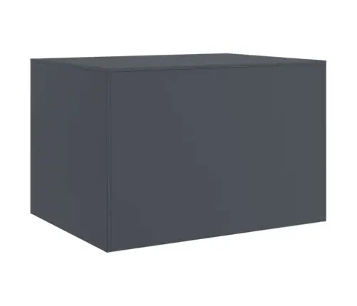 Kafijas Galdiņš, Antracītpelēks, 67X50X44 Cm, Tērauds Vidaxl