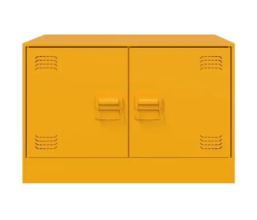 Kafijas Galdiņš, Sinepju Dzeltens, 67X50X44 Cm, Tērauds Vidaxl