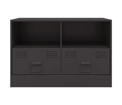 Tv Skapīši, 2 Gab., Melni, 67X39X44 Cm, Tērauds Vidaxl