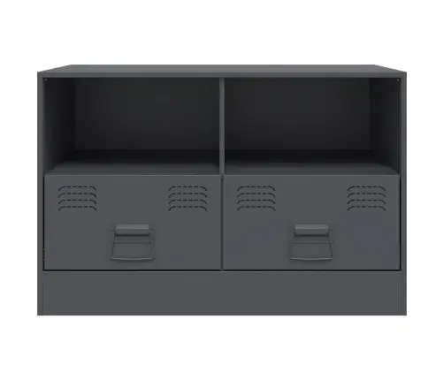Tv Skapīši, 2 Gab., Antracītpelēki, 67X39X44 Cm, Tērauds Vidaxl