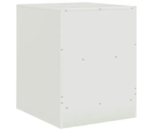 Naktinės Spintelės, 2Vnt., Baltos, 34,5X39X44cm Plienas