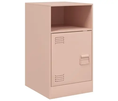 Naktinė Spintelė, Rožinės Spalvos, 34,5X39X62cm Plienas
