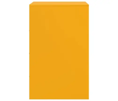 Naktsskapīši, 2 Gab., Sinepju Dzelteni, 34,5X39X62 Cm, Tērauds Vidaxl Naktsskapīši, 2 Gab., Sinepju Dzelteni, 34,5X39X62 Cm, Tērauds Vidaxl