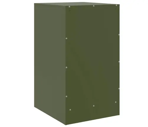 Naktinė Spintelė, Alyvuogių Žalia, 34,5X39X62cm Plienas