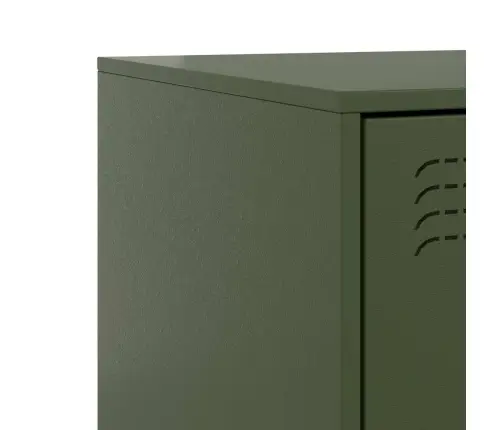 Naktinė Spintelė, Alyvuogių Žalia, 34,5X39X62cm Plienas