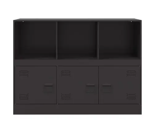 Šoninė Spintelė, Juodos Spalvos, 99X39X73cm Plienas