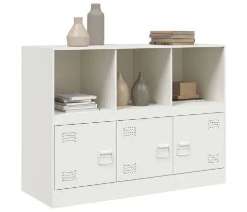 Kumode, Balta, 99X39X73 Cm, Tērauds Vidaxl Kumode, Balta, 99X39X73 Cm, Tērauds Vidaxl