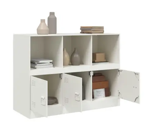 Kumode, Balta, 99X39X73 Cm, Tērauds Vidaxl Kumode, Balta, 99X39X73 Cm, Tērauds Vidaxl