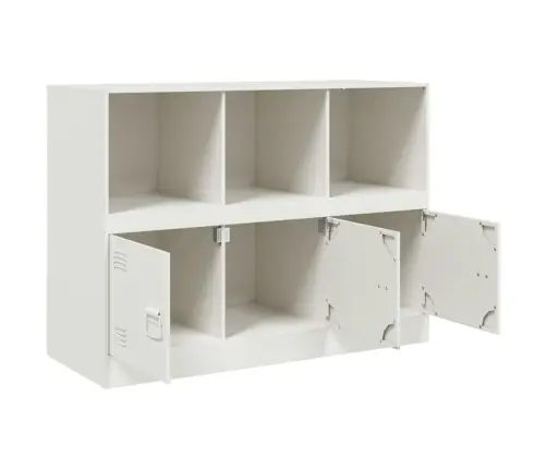 Kumode, Balta, 99X39X73 Cm, Tērauds Vidaxl Kumode, Balta, 99X39X73 Cm, Tērauds Vidaxl