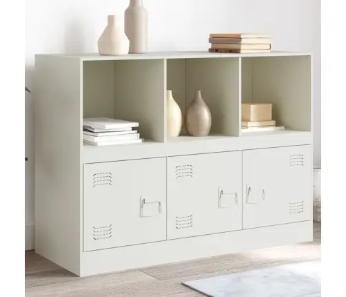 Kumode, Balta, 99X39X73 Cm, Tērauds Vidaxl Kumode, Balta, 99X39X73 Cm, Tērauds Vidaxl