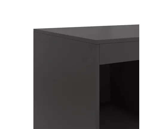 Augstais Skapītis, Melns, 67X39X95 Cm, Tērauds Vidaxl