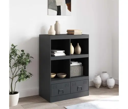 Kõrge Kapp, Antratsiit, 67 X 39 X 95 cm Teras