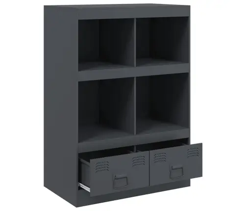 Kõrge Kapp, Antratsiit, 67 X 39 X 95 cm Teras