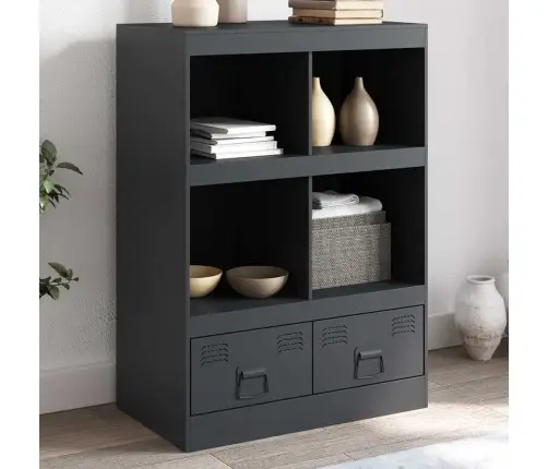 Kõrge Kapp, Antratsiit, 67 X 39 X 95 cm Teras