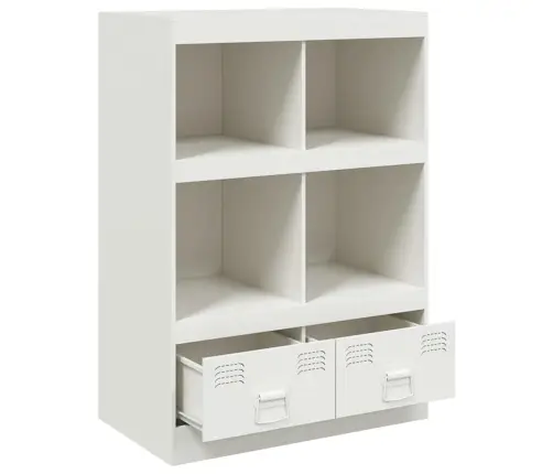 Komoda, Baltos Spalvos, 67X39X95cm Plienas