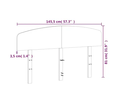 Galvūgalis, 140cm Pušies Medienos Masyvas