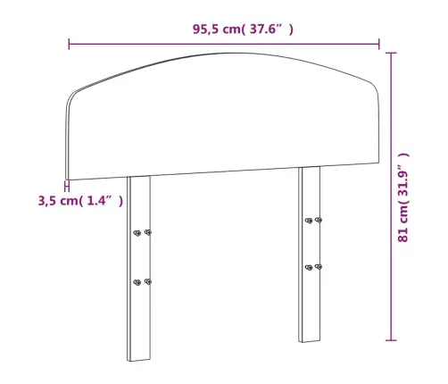 Voodipeats, 90 cm Männipuit