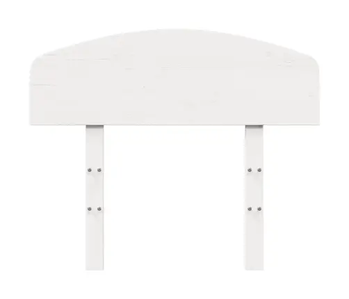 Voodipeats, Valge, 90 cm Männipuit