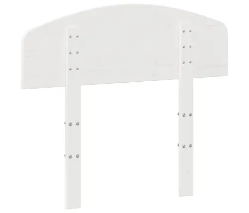 Voodipeats, Valge, 90 cm Männipuit