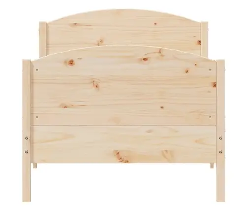 Voodiraam Ilma Madratsita, 90 X 190 cm Männipuit