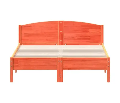 Lovos Rėmas Be Čiužinio, Vaško Ruda, 120X200cm Pušis