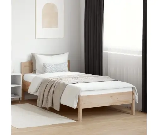 Voodi Ilma Madratsita, 100 X 200 cm Männipuit