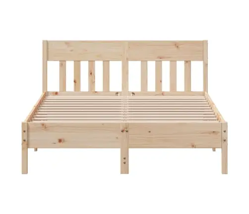 Gulta Bez Matrača, 120X190 Cm, Priedes Masīvkoks Vidaxl