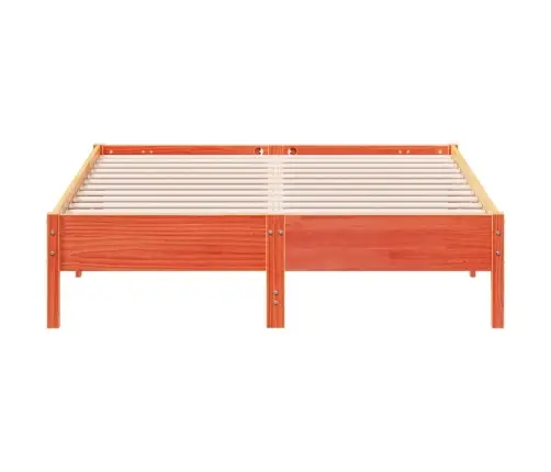 Lovos Rėmas Be Čiužinio, Vaško Rudas, 160X200cm Pušies Masyvas