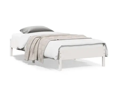 Voodiraam Ilma Madratsita, Valge, 90 X 200 cm Männipuit