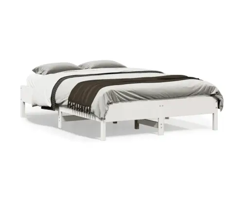 Lovos Rėmas Be Čiužinio, Balta, 140X190cm Pušies Masyvas