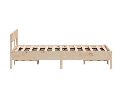 Gulta Bez Matrača, 140X200 Cm, Priedes Masīvkoks Vidaxl