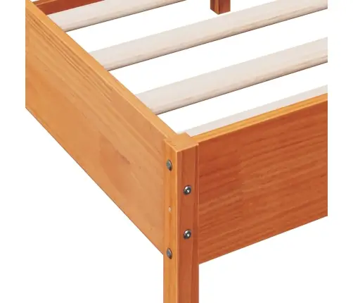 Voodiraam Ilma Madratsita, Vahapruun, 90 X 200 cm Männipuit